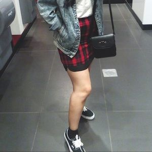 Checked Skirt